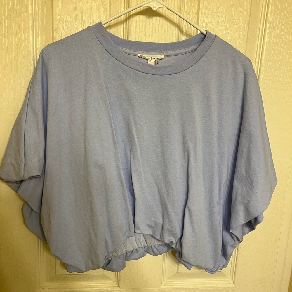 Grey Lab Los Angeles Light Blue Women's Top